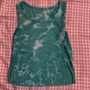 Tie-Dye Cropped Tank